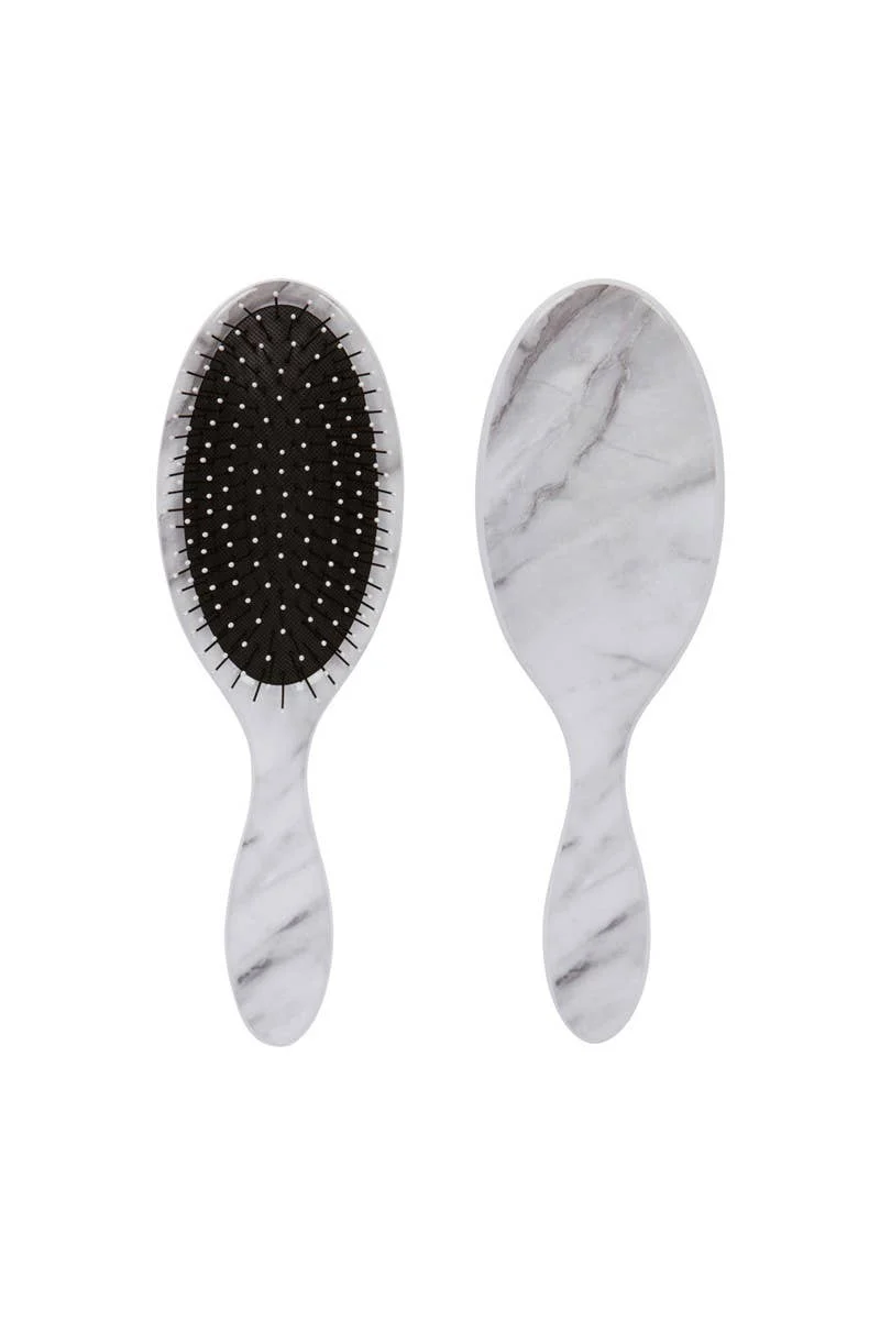 [Self-operated] CALA Black and White Marble Pattern Wet and Dry Hair Comb