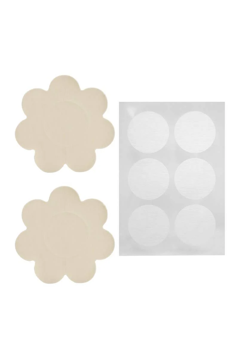 [Self-operated] Celavi Nude Petal Nipple Covers, Invisible Breast Covers, 3-Pack