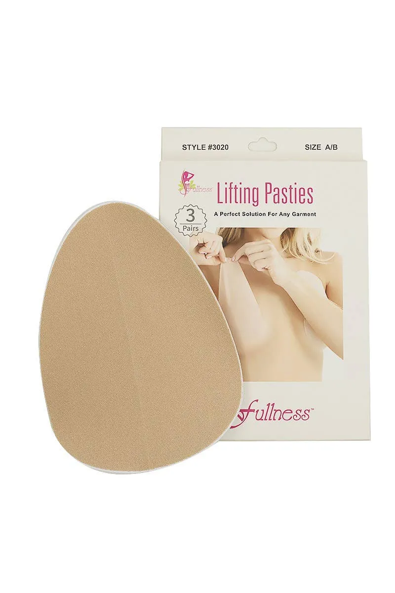 [Self-operated] Fullness A/B cup nude lifting breast pads, 3 pairs