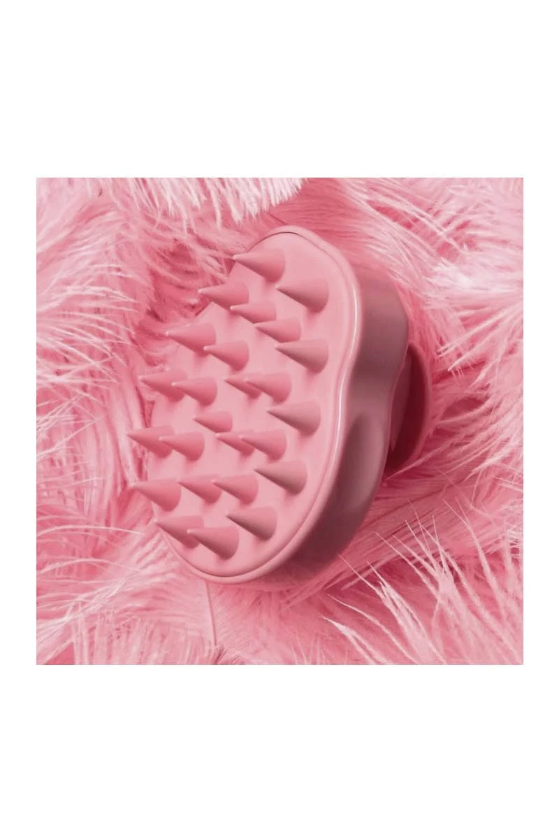 [Self-operated] CALA Pink Silicone Scalp Massage Shampoo Brush
