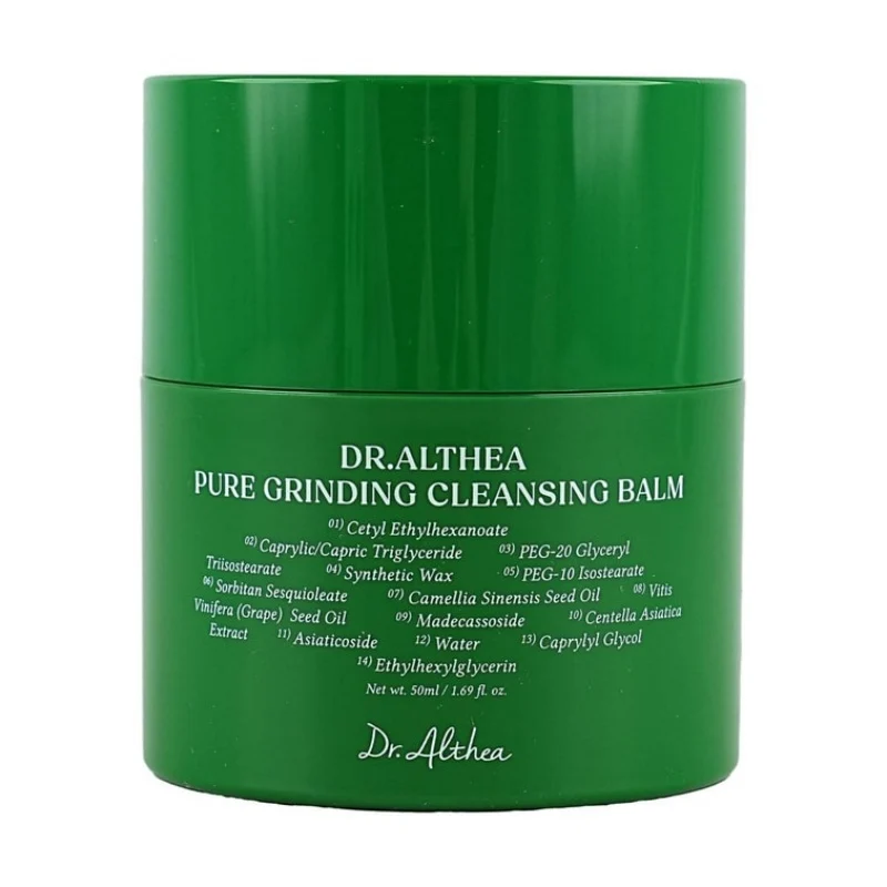 [Self-operated] Dr. Althea Green Tea Seed & Centella Asiatica Repairing Cleansing Balm (50ml) - Deeply cleanses and gently dissolves makeup and pore impurities. Suitable for sensitive skin.