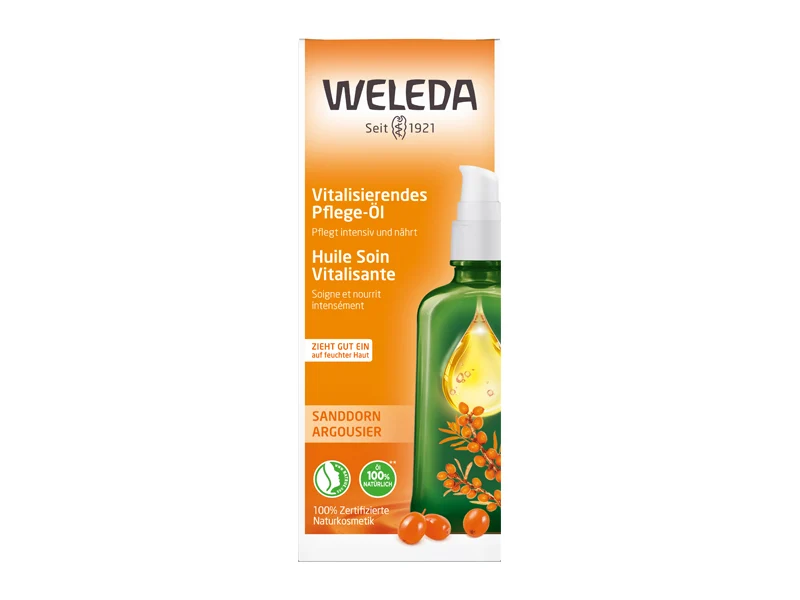 WELEDA Sanddorn Vitalisierendes Pflege-Öl, 100 ml