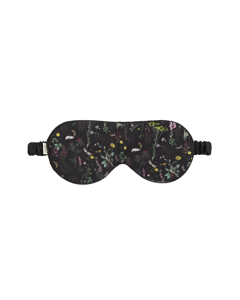 Black Wilderness Sleep Mask