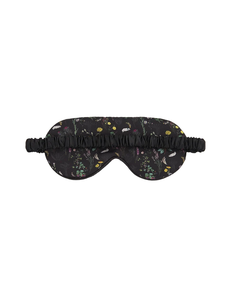 Black Wilderness Sleep Mask