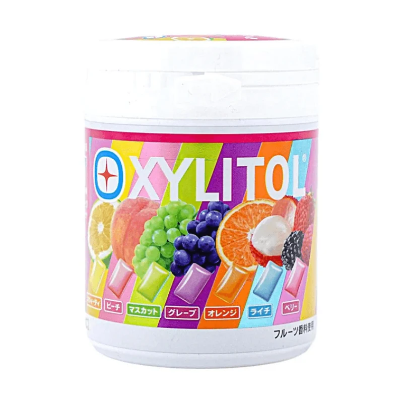 [Self-operated] Lotte Xylitol Chewing Gum (7 Flavors Mixed Bottle, 133g) - Fresh Breath, Kissing Mouthwash, Cooling Candy Snack