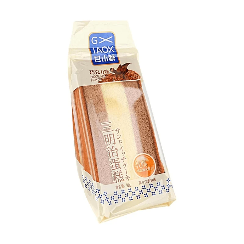 [Self-operated] Gan Xiaoxian Chinese Sandwich Cake, Chocolate Flavor, 92g, Afternoon Tea Snack, Breakfast Bread, Cake, Pastry, Casual Snack