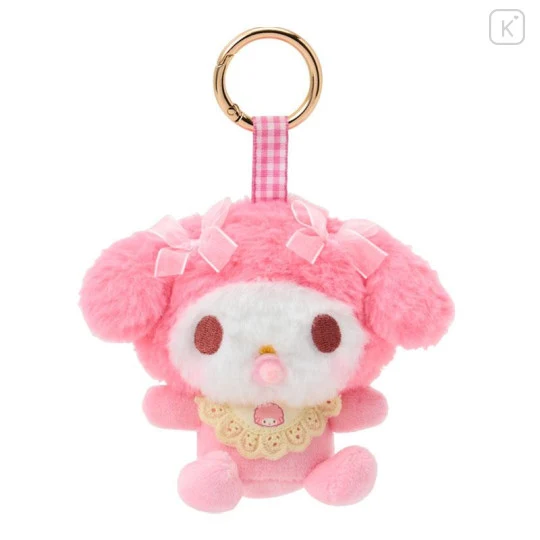 [Self-operated] Sanrio Baby Pacifier Series Plush Keychain My Melody (1 piece) Car Pendant Bag Charm Keychain
