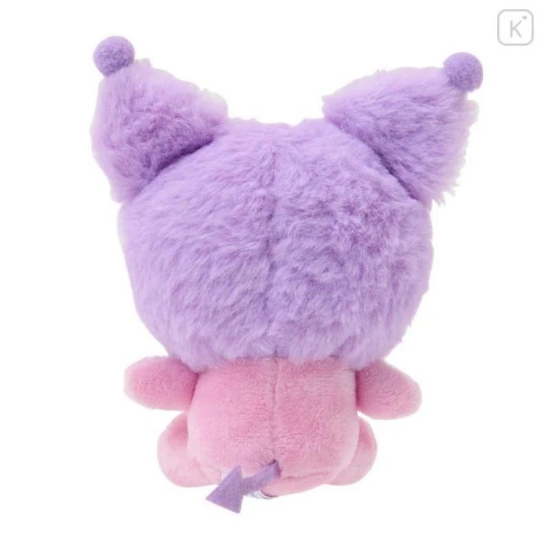 [Self-operated] Sanrio Baby Pacifier Series Plush Keychain Kuromi (1 piece) - Car Pendant, Bag Charm, Keychain
