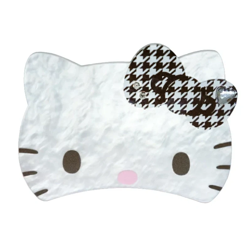 [Self-operated] Large Sanrio Shark Hair Clip, Houndstooth Pattern, Hello Kitty, 1-Pack, Large Hair Clip for Back of Head