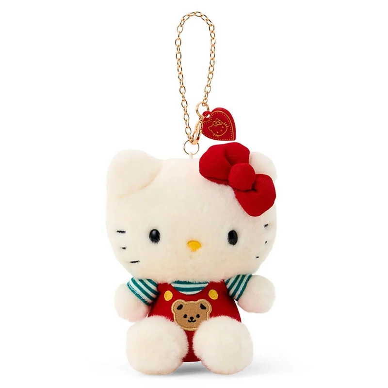 [Self-operated] Sanrio Great Star Retro Series Plush Toy Keychain Hello Kitty Bear Strap (1 piece) Car Hanger Bag Charm Keychain