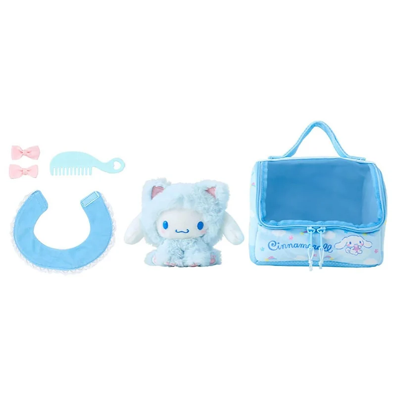 [Self-operated] Sanrio Plush Toy Care Set (Japan) - Happy Dress-up and Pretend Play Game - Cinnamon Dog Set (1 Set) - Children's Role-Playing Pretend Play Toy - Interactive Pretend Play Game - Girl's Birthday Gift