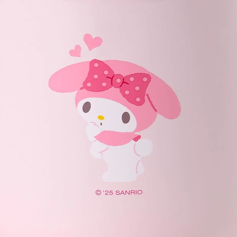 [Self-operated] Sanrio Stainless Steel Mug with Lid, My Melody Design, 360ml. Keeps hot water hot for 4-6 hours, keeps cold drinks cold for a long time, long-lasting temperature control, dustproof and spillproof, safe material, comfortable grip.
