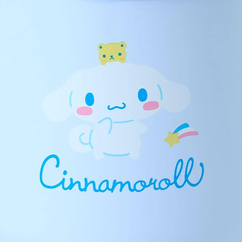 [Self-operated] Sanrio Stainless Steel Mug with Lid, Big Ear Dog Design, 360ml. Keeps hot water hot for 4-6 hours, keeps cold drinks cold for a long time, long-lasting temperature control, dustproof and spillproof, safe material, comfortable grip.
