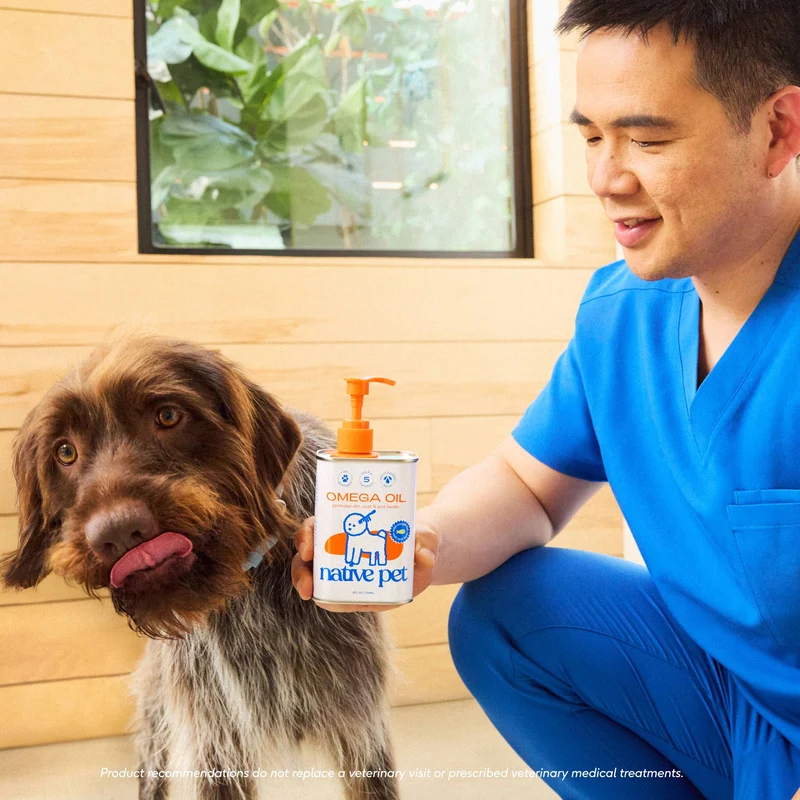 [Self-operated] Native Pet Omega-3 Fish Oil for Dogs, 16oz (472ml)