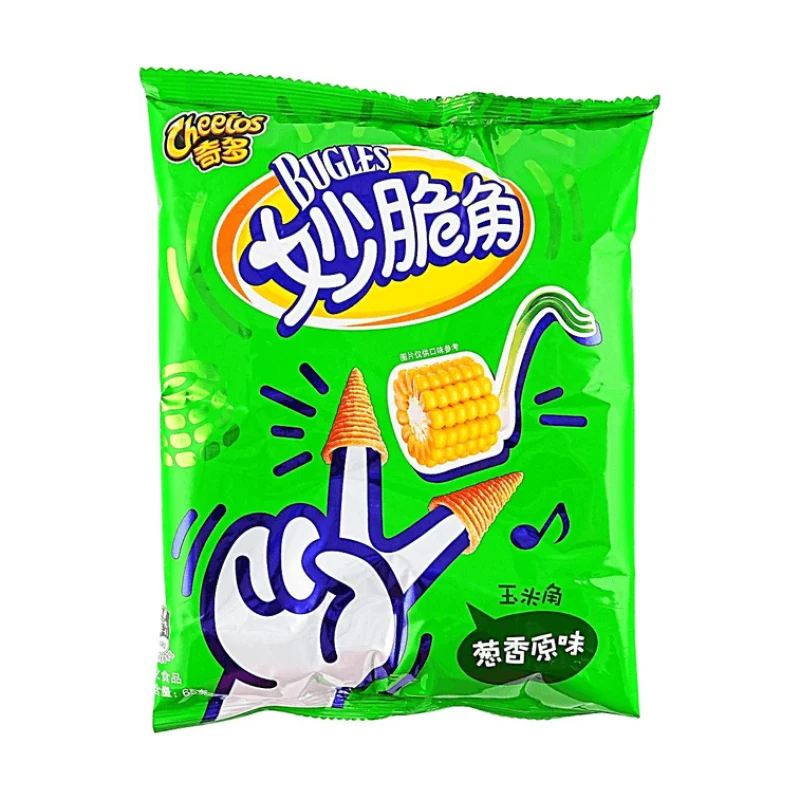 [Self-operated] Cheetos Crispy Corner (Original Flavor, Scallion) 65g (Chinese Style) - Snack, Sharp Corner, Crispy Corner, Suitable for Girls, Hot Pot Snack, Puffed Food