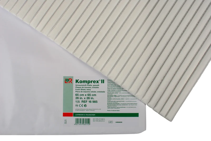 Lohmann Rauscher L&R Komprex II Schaumstoffplatte, 65 x 65 cm, 1 Stück