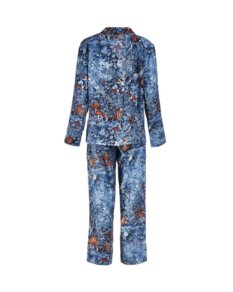 Nocturnal Garden Pyjamas Midnight Blue