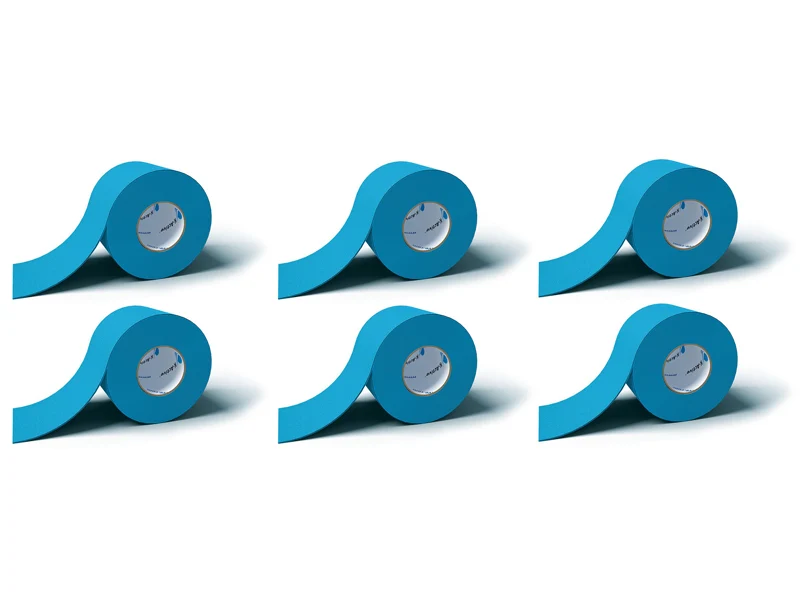 K-Active Classic Global Tape, 6-er Box, blau, 50 mm x 5 m