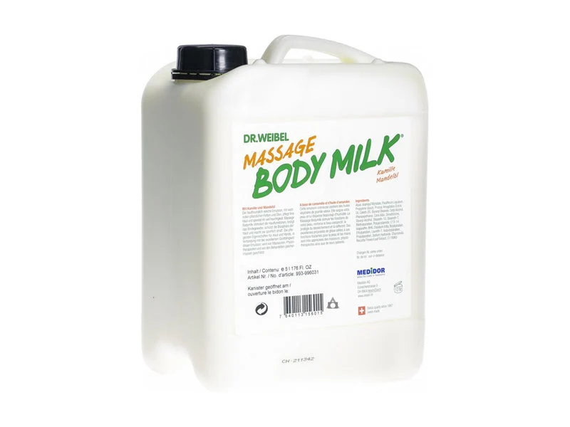 Dr. Weibel Massagemilch Massage Body Milk, 10 Liter