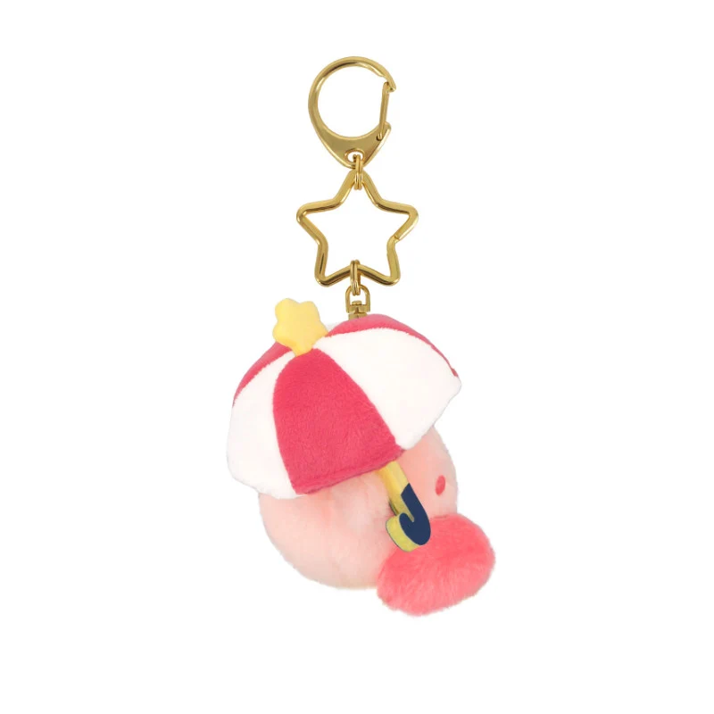 [Self-operated] Japan Kirby Mini Plush Keychain Sunshade Style 1 Piece Doll Keychain Car Pendant Bag Charm Keychain Gift Souvenir