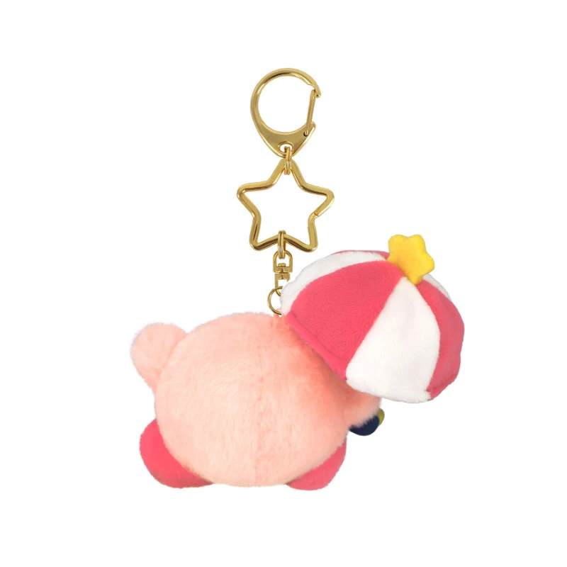 [Self-operated] Japan Kirby Mini Plush Keychain Sunshade Style 1 Piece Doll Keychain Car Pendant Bag Charm Keychain Gift Souvenir
