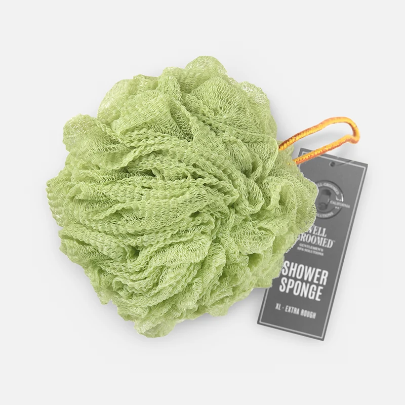 [Self-operated] Well Groomed Sage Green Extra Exfoliating Bath Bomb (Large Size)