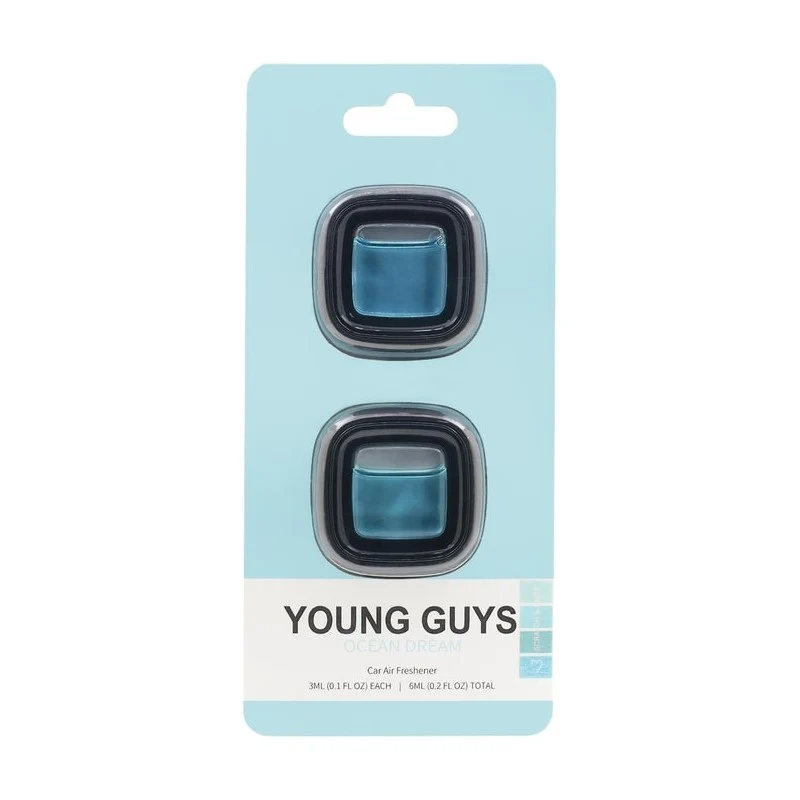 [Self-operated] Singapore YOUNG GUYS Ocean Dream Car Air Vent Fragrance 2-pack Flameless Indoor Fragrance Long-lasting Car Air Vent Fragrance Ornament