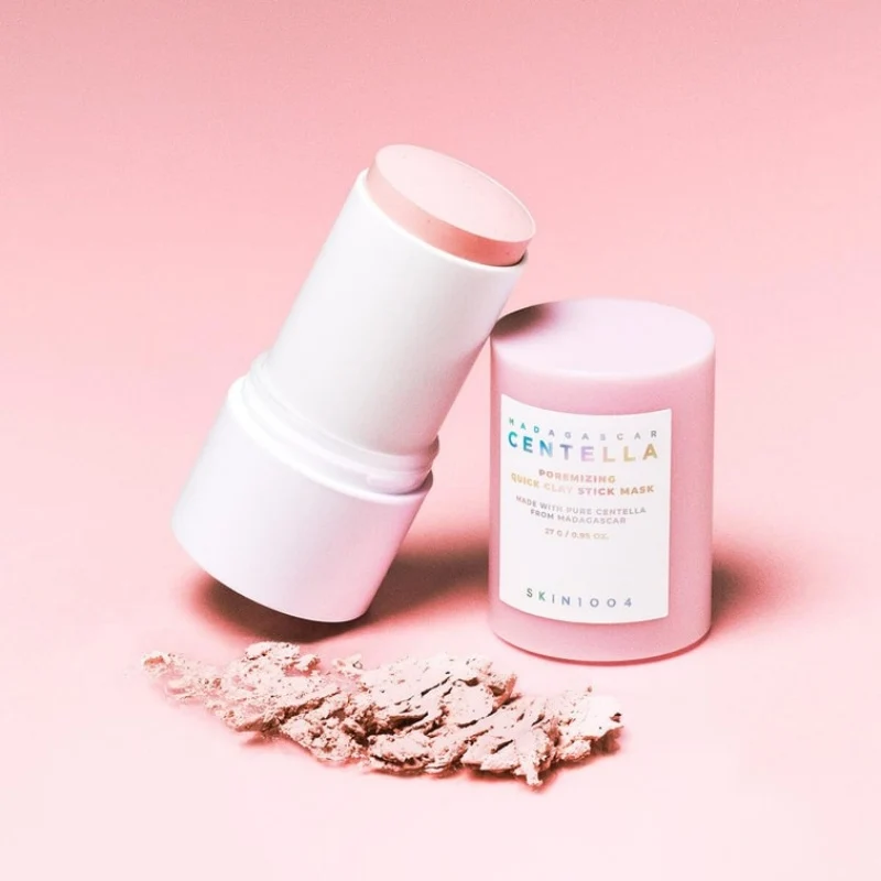 [Self-operated] SKIN1004 Korean Angel Skin Care Madagascar Centella Asiatica Himalayan Pink Salt Pore Cleansing Stick Mask 27g Oil Control, Cleanses Blackheads and Acne, Removes Excess Oil and Dead Skin Cells, Easy to Apply and Wash Off, Moisturizing, Low Irritation Cleansing