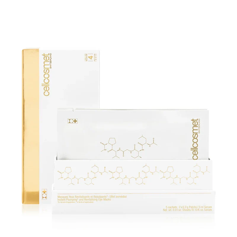 [Self-operated] Swiss Cellcosmet CellCollagen Eye Contour Eye Masks (5 pairs) - Reduces fine lines, improves dark circles, and plumps the eye area.