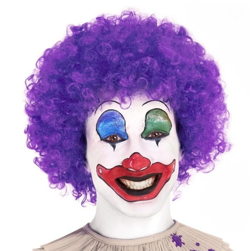 Lila Clown-Perücke