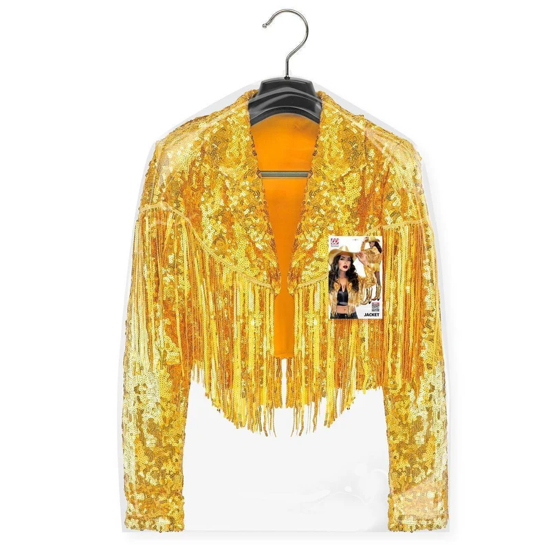 Goldene Festival-Paillettenjacke