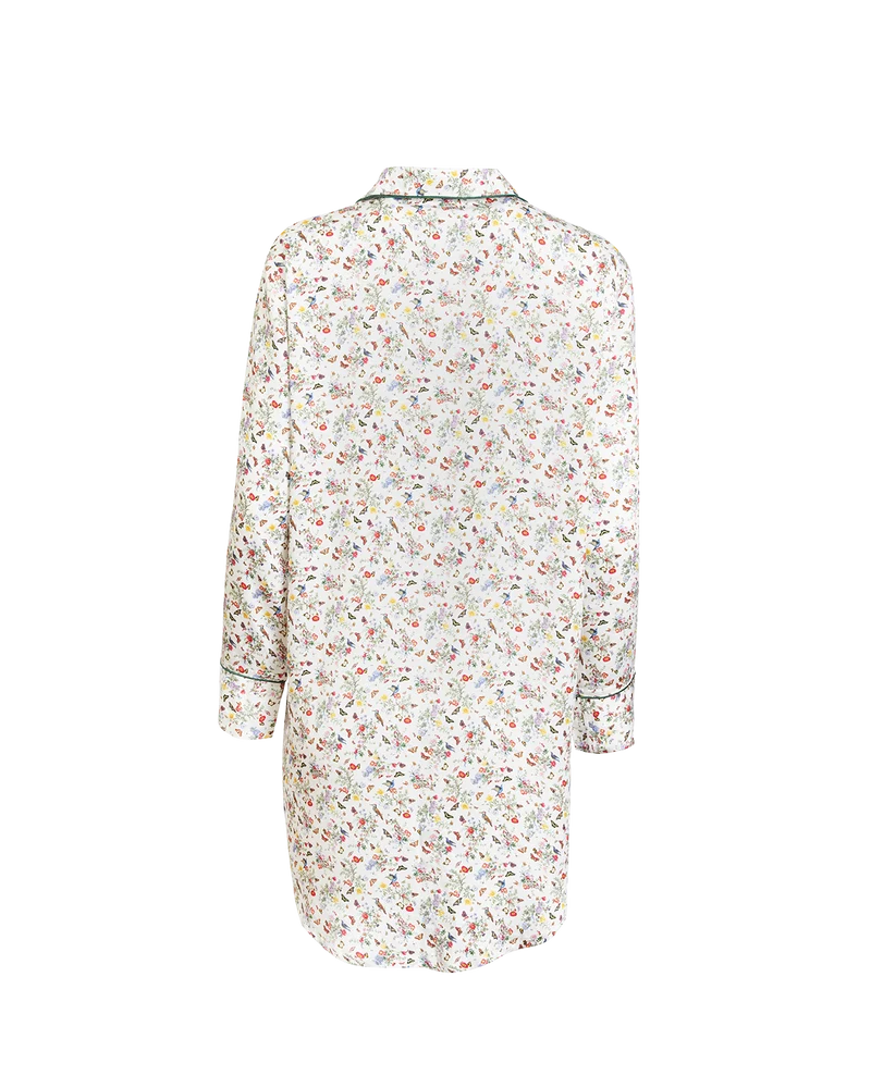 Fruity Floral Cream Night Shirt
