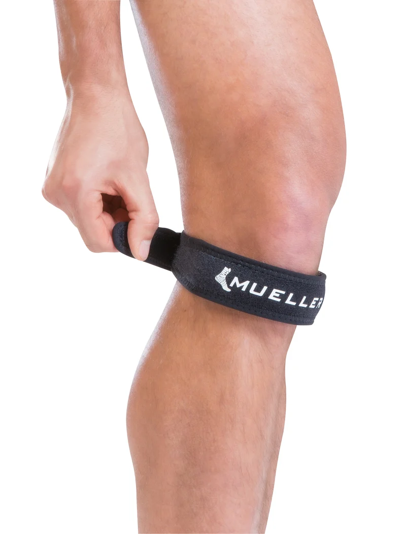 Mueller Kniegurt Jumpers Knee Strap, schwarz, Universalgrösse