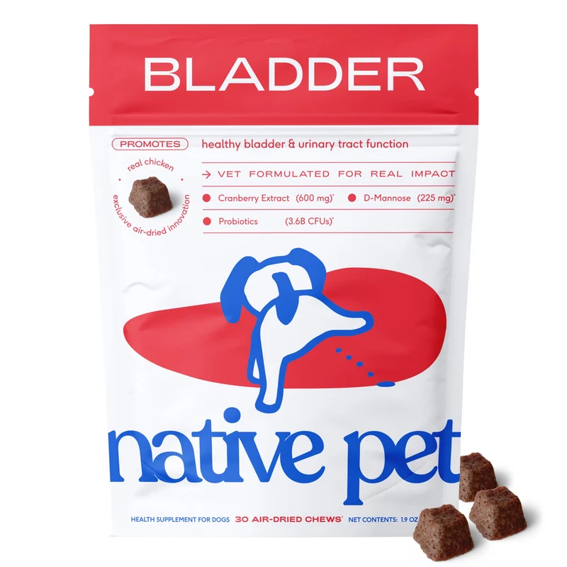 [Self-operated] Native Pet Dog Cranberry Bladder Care Freeze-Dried Chewable Granules, Urinary Tract and Kidney Health Supplement, 30 Granules