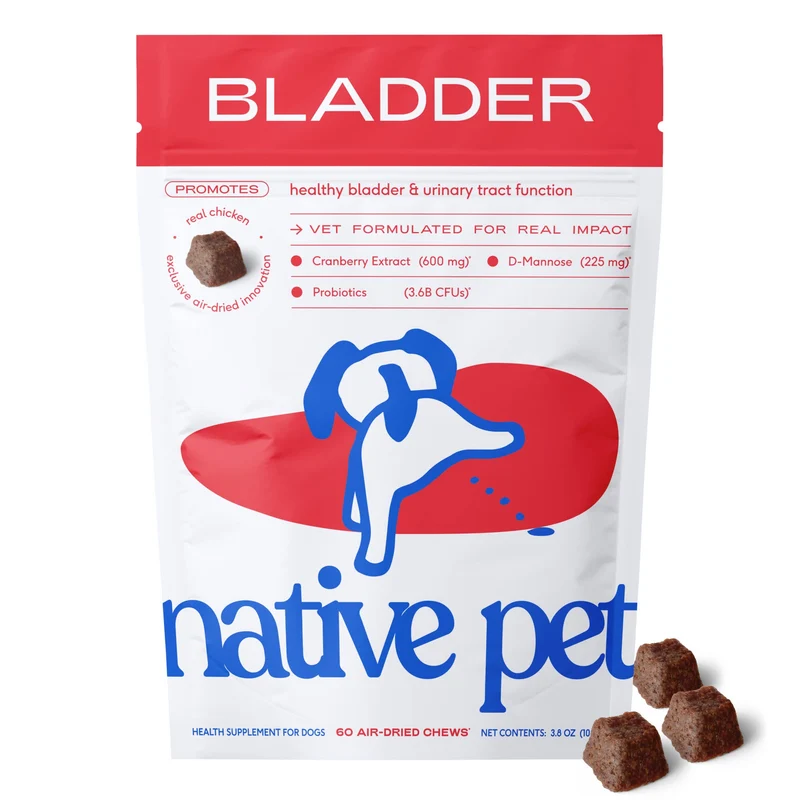 [Self-operated] Native Pet Dog Cranberry Bladder Care Freeze-Dried Chewable Granules, Urinary Tract and Kidney Health Supplement, 30 Granules