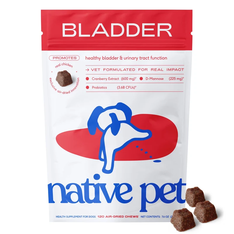 [Self-operated] Native Pet Dog Cranberry Bladder Care Freeze-Dried Chewable Granules, Urinary Tract and Kidney Health Supplement, 30 Granules