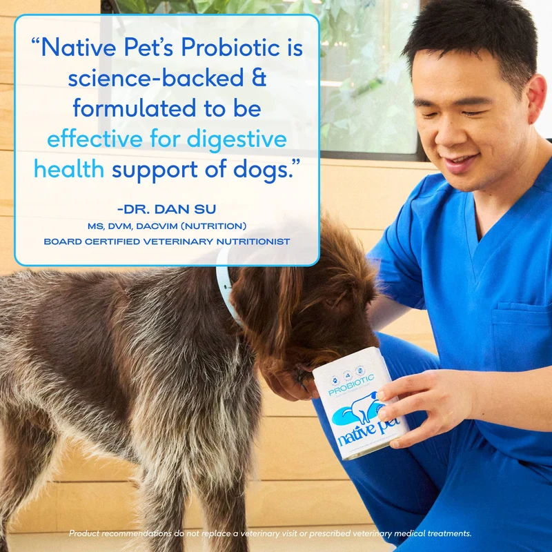 [Self-operated] Native Pet Dog Probiotics + Prebiotic Powder, Sensitive Digestive Health Nutritional Powder, 30 scoops