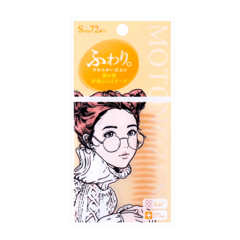 [Self-operated] Japan MOTONOZEN Su Zhi Ran Single Eyelid Tape, Double Eyelid Tape, Small Size, 72 Pieces, Natural, Seamless, Invisible Lace Eye Mask