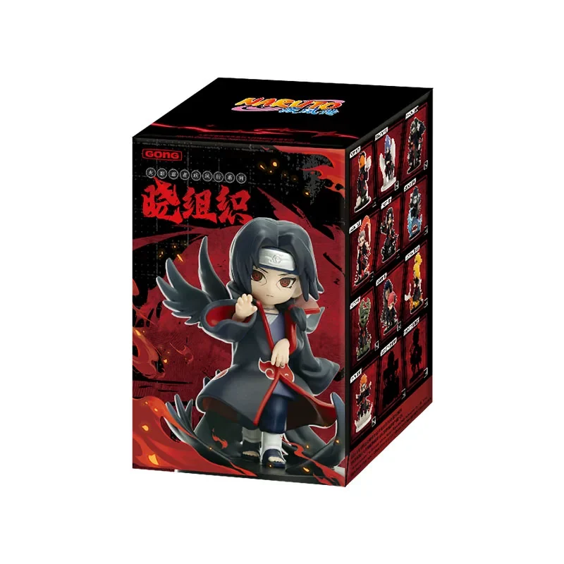[Self-operated] China POP MART Naruto Shippuden Series Great Akatsuki Theme Figure Blind Box (1 box, random shipping) Figure Ornament Birthday Gift