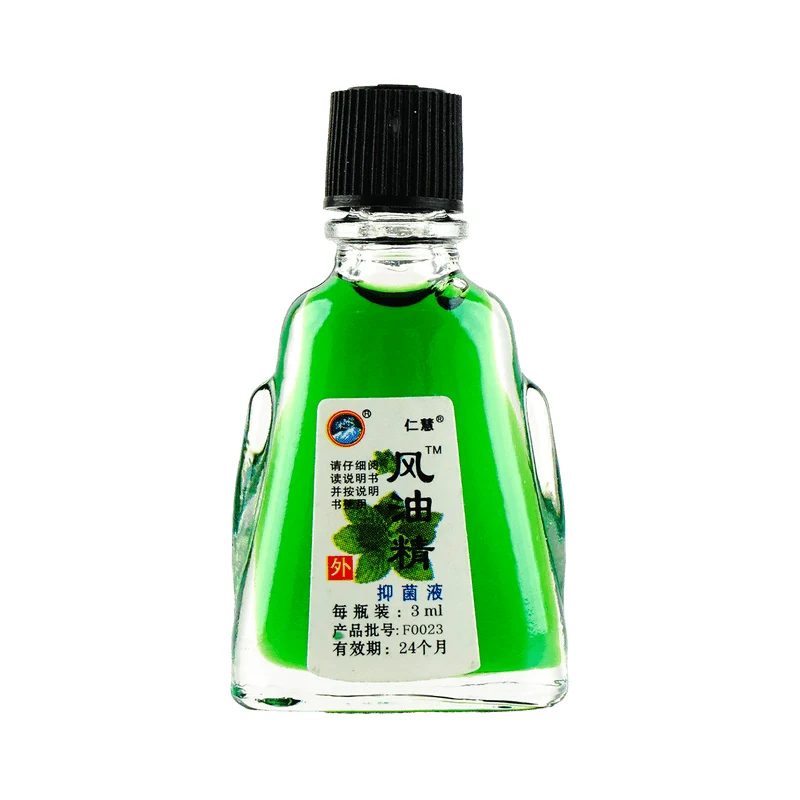 [Self-operated] China Mubing Fengyoujing Antibacterial Liquid 3ml: Cooling, antibacterial, anti-itch, motion sickness reliever, refreshing, mosquito bite preventer, driving anti-drowsiness essential.