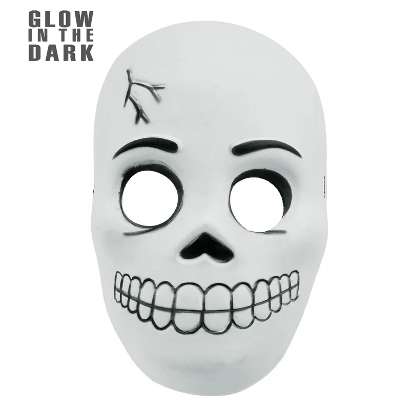 Glow-Skelett-Maske