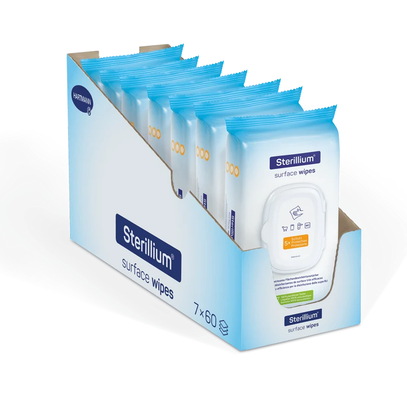 Sterillium Desinfektionstücher Surface Wipes, 7 x 60 Stück