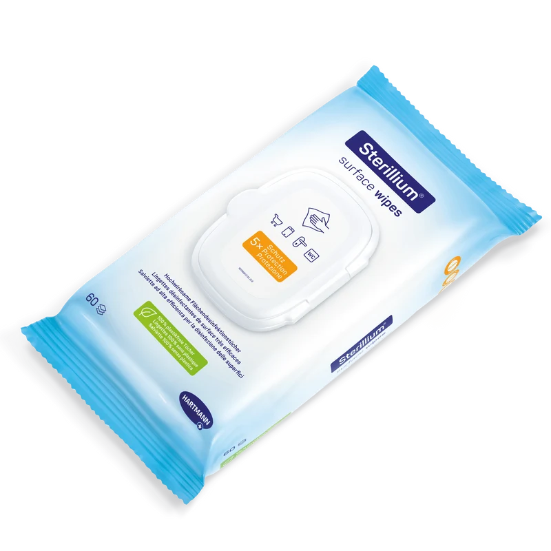 Sterillium Desinfektionstücher Surface Wipes, 60 Stück