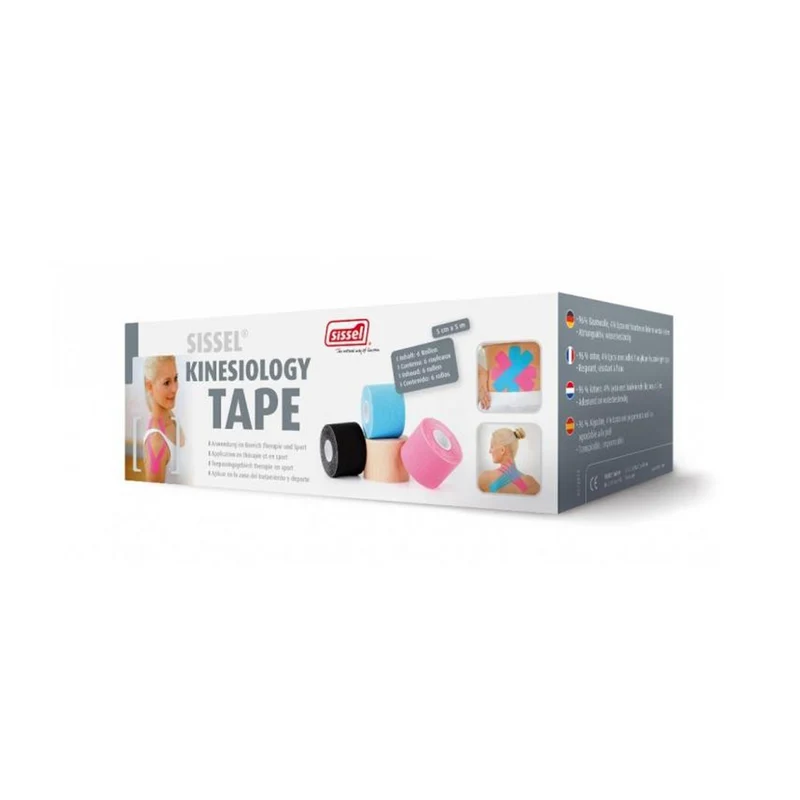 SISSEL Kinesiology Tape, blau 5 cm x 5 m, 6 Stück