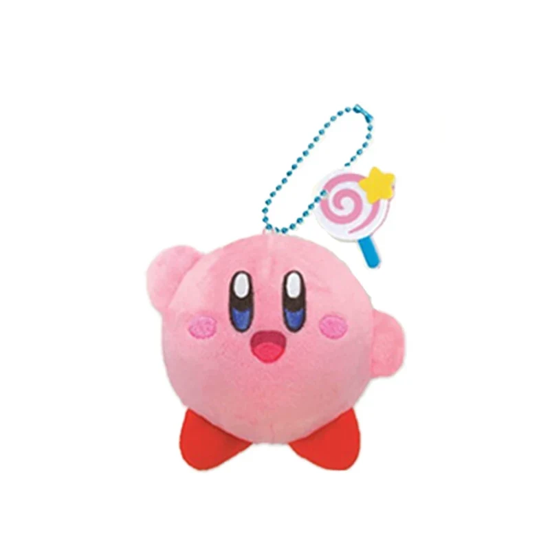 [Self-operated] Japan Kirby Mini Plush Keychain Lollipop Style (1 piece) - Doll Keychain, Car Pendant, Bag Charm, Keychain, Gift/Souvenir