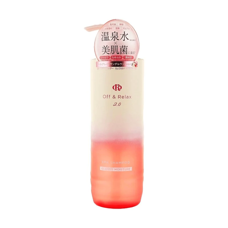 [Self-operated] Japan Off&Relax 2.0 Water-Based Revitalizing Shampoo 460ml - Moisturizing, Softening, and Repairing with Hot Spring Water and Skin-Beautifying Bacteria