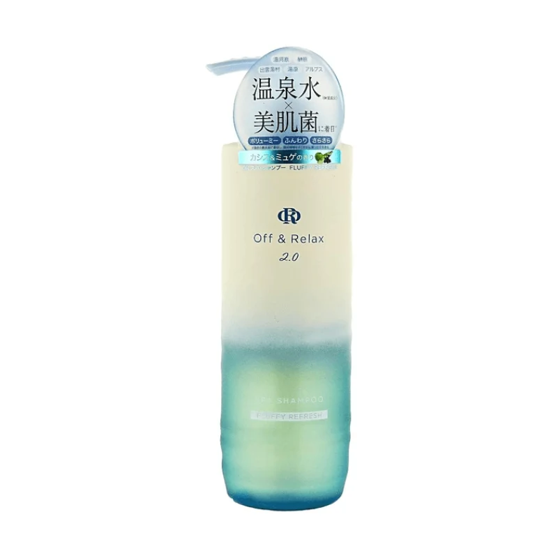 [Self-operated] Japan Off&Relax 2.0 Water-Infused Revitalizing Shampoo 460ml, with Hot Spring Water, Skin-Beautifying, Smoothing, and Airy Fluffy Feel