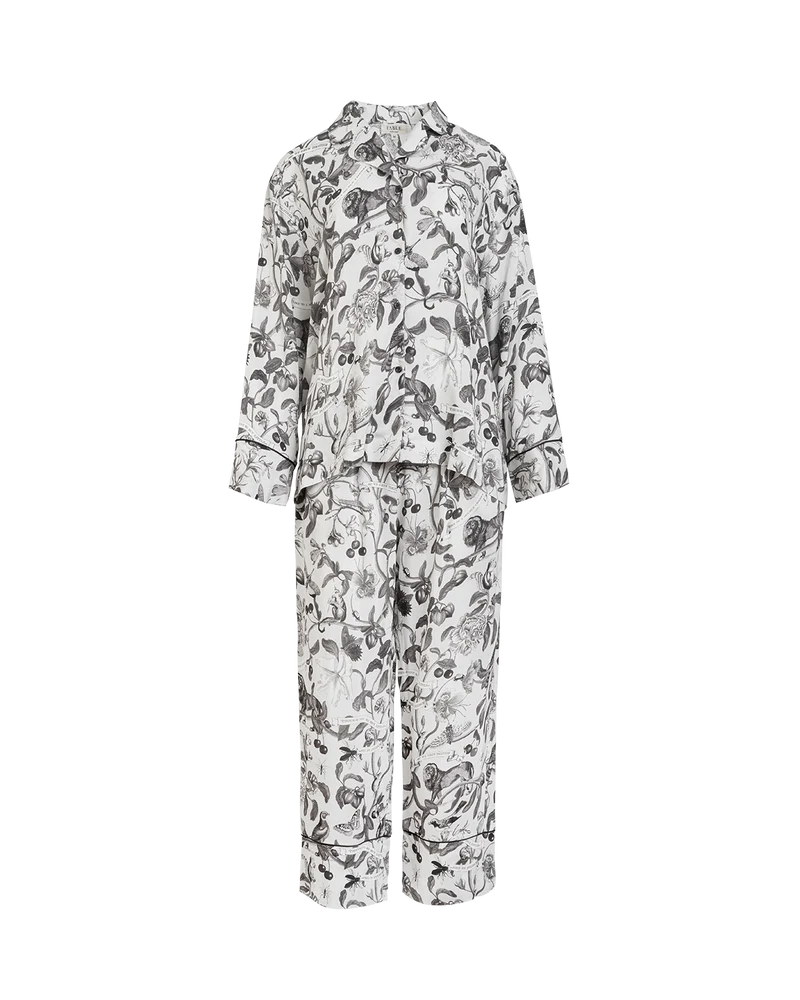 Tree of Life Monochrome Long Pyjamas