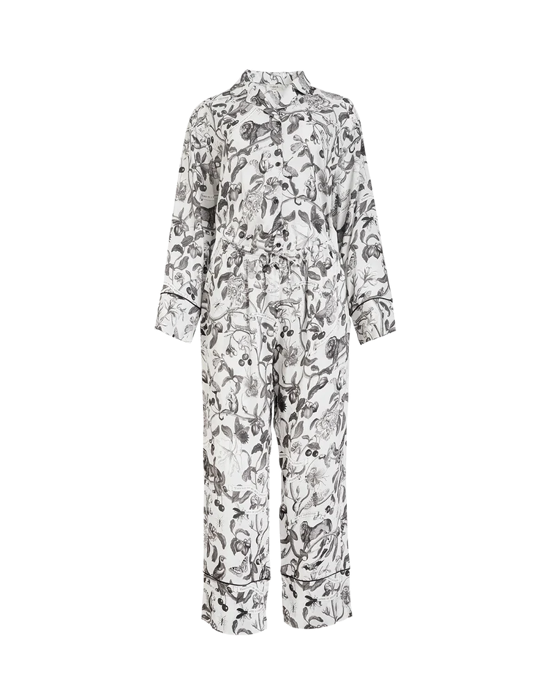 Tree of Life Monochrome Long Pyjamas