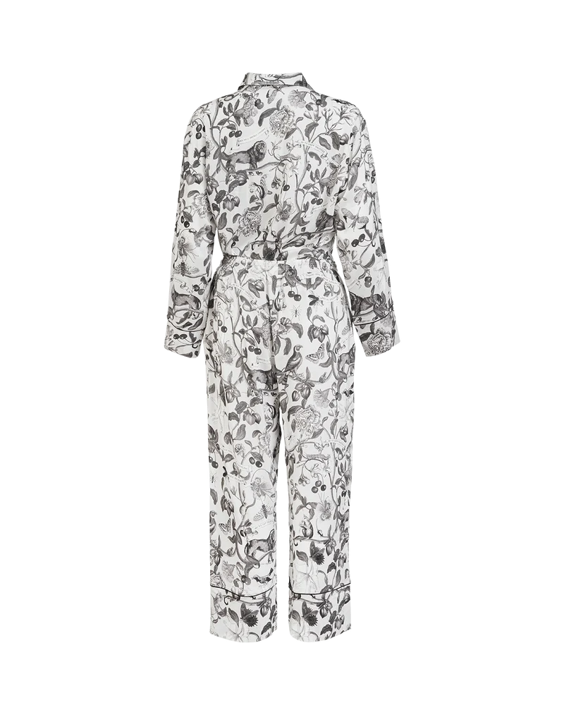 Tree of Life Monochrome Long Pyjamas